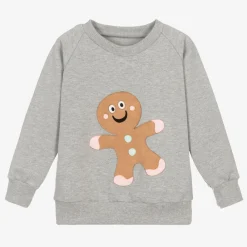 Wauw Capow Tops*Grey Gingerbread Sweatshirt