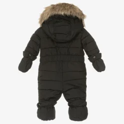 Deux par Deux Snowwear|Coats & Jackets*Grey Hooded Baby Snowsuit