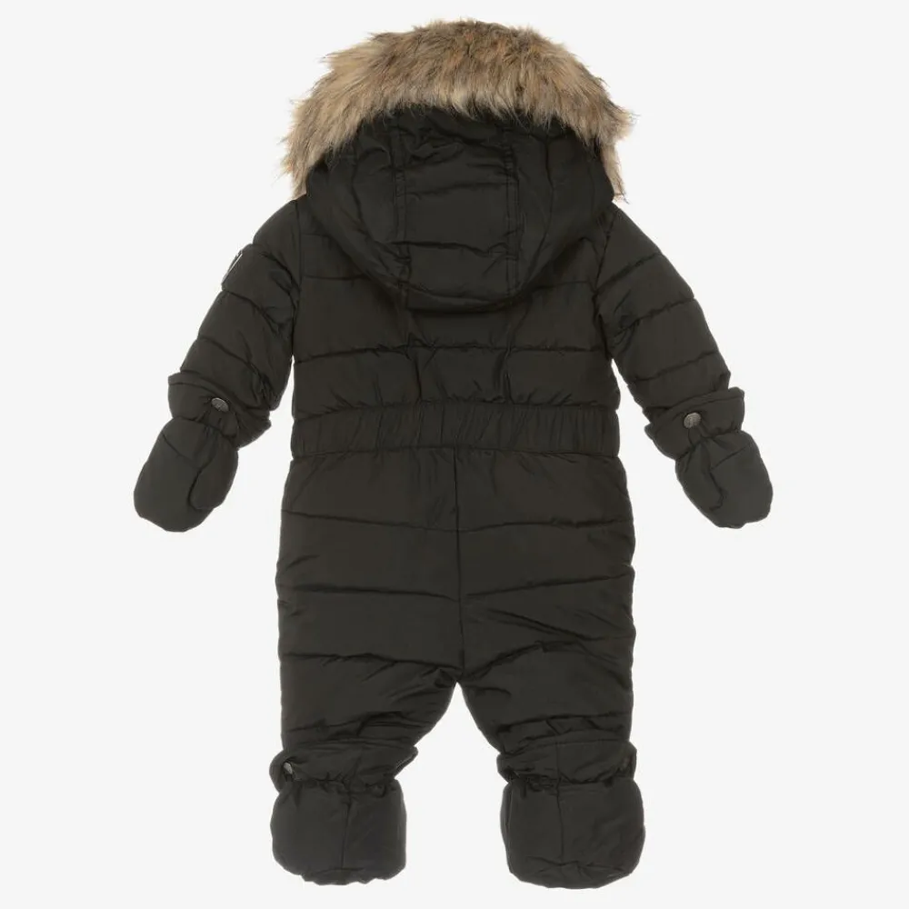 Deux par Deux Snowwear|Coats & Jackets*Grey Hooded Baby Snowsuit