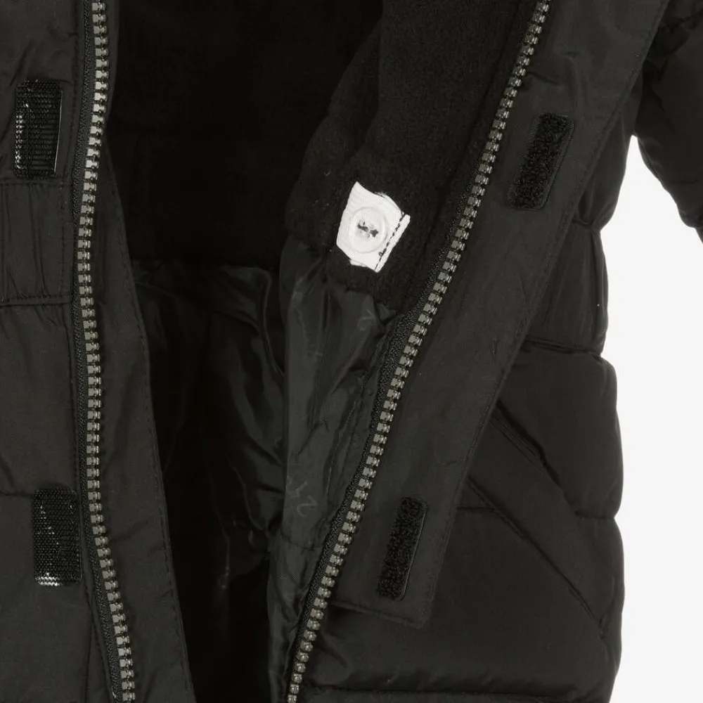 Deux par Deux Snowwear|Coats & Jackets*Grey Hooded Baby Snowsuit