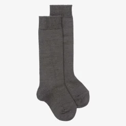Falke Socks|Socks*Grey Knee High Wool Socks