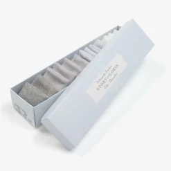 Story Loris Socks*Grey Knitted Baby Socks (7 Pack)