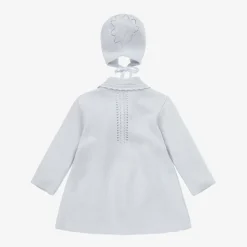 Artesanía Granlei Coats & Jackets*Grey Knitted Coat & Hat Set