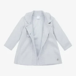 Artesanía Granlei Coats & Jackets*Grey Knitted Coat & Hat Set