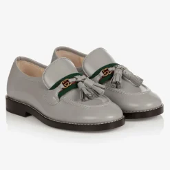 Gucci Loafers & Moccasins|Loafers & Moccasins*Grey Leather Loafer Shoes