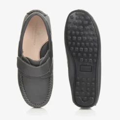 Childrens Classics Loafers & Moccasins|Loafers & Moccasins*Grey Leather Moccasin Shoes