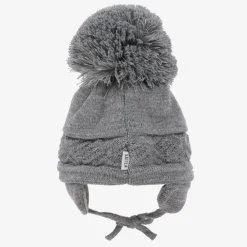 Sätila of Sweden Hats*Grey Malva Knitted Giant Pom-Pom Beanie