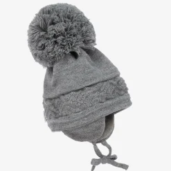 Sätila of Sweden Hats*Grey Malva Knitted Giant Pom-Pom Beanie