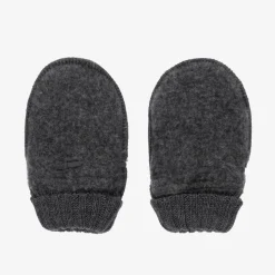 Joha Gloves & Mittens|Gloves & Mittens*Grey Merino Wool Baby Mittens