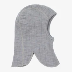 Joha Hats*Grey Merino Wool Balaclava