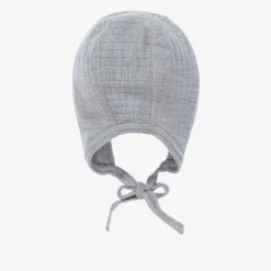 Joha Hats*Grey Merino Wool Bonnet