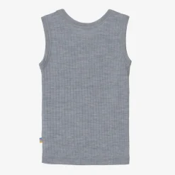 Joha Underwear*Grey Merino Wool Vest