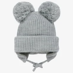 Sätila of Sweden Hats*Grey Minnie Double Pom-Pom Hat