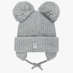 Sätila of Sweden Hats*Grey Minnie Double Pom-Pom Hat