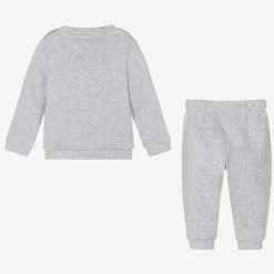 Lacoste Tracksuits|Gifts*Grey Organic Cotton Baby Tracksuit