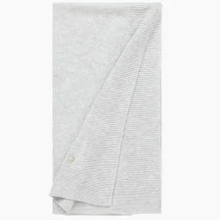 Paz Rodríguez Blankets & Shawls*Grey Organic Cotton Blanket (98cm)