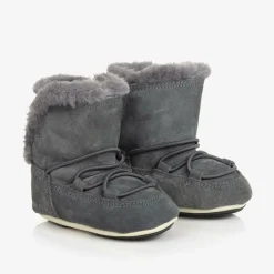 Moon Boot Snow Boots|Snow Boots*Grey Suede Baby s