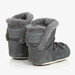 Moon Boot Snow Boots|Snow Boots*Grey Suede Baby s