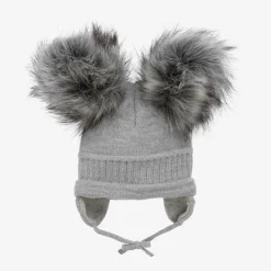 Sätila of Sweden Hats*Grey Tindra Double Pom-Pom Hat