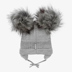Sätila of Sweden Hats*Grey Tindra Double Pom-Pom Hat