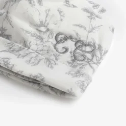 Tartine et Chocolat Hats|Hats*Grey Toile De Jouy Cotton Hat