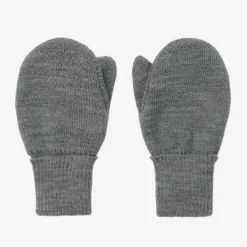 Sätila of Sweden Gloves & Mittens|Gloves & Mittens*Grey Twiddle Knitted Baby Mittens
