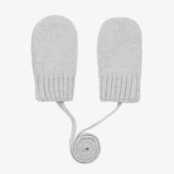 Jamiks Gloves & Mittens|Gloves & Mittens*Grey Wool & Cashmere Baby Mittens