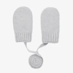 Jamiks Gloves & Mittens|Gloves & Mittens*Grey Wool & Cashmere Baby Mittens