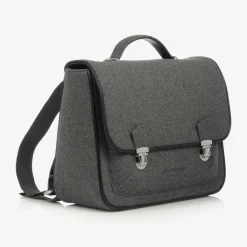 Age of Innocence Bags*Grey Wool Satchel Backpack (34cm)