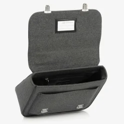 Age of Innocence Bags*Grey Wool Satchel Backpack (34cm)