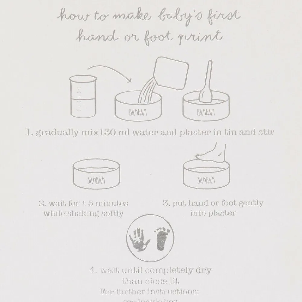 Bam Bam Gifts|Gifts*Hand & Foot Print Cast (15cm)