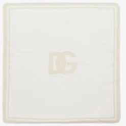 Dolce amp; Gabbana Gifts*Ivory & Beige Padded DG Blanket (81cm)