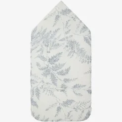 Tartine et Chocolat Nests*Ivory & Blue Linen Baby Nest (83cm)