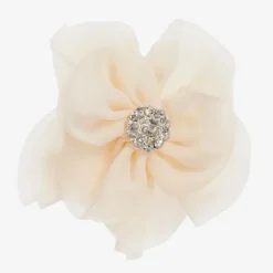 Cute Cute Hair Accessories*Ivory & Pink Hairclip (8cm)