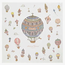 Atelier Choux Paris Gifts|Sleeping Accessories*Ivory & Pink Organic Cotton Swaddles (3 Pack)