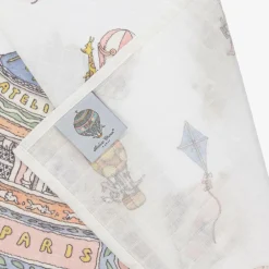 Atelier Choux Paris Gifts|Sleeping Accessories*Ivory & Pink Organic Cotton Swaddles (3 Pack)