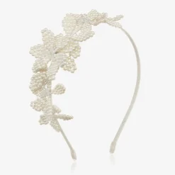 Sienna Likes To Party Hair Accessories*Ivory Beaded Hairband