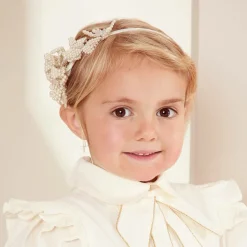 Sienna Likes To Party Hair Accessories*Ivory Beaded Hairband
