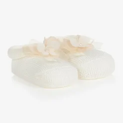 Story Loris Hair Accessories|Hair Accessories*Ivory Booties & Headband Set
