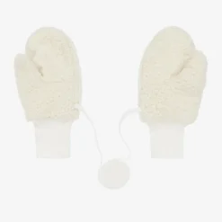 Jamiks Gloves & Mittens|Gloves & Mittens*Ivory Bouclé Fleece Mittens