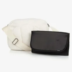 Elodie Bags*Ivory Bouclé Shell Changing Bag (34cm) whitebouclé