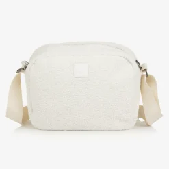 Elodie Bags*Ivory Bouclé Shell Changing Bag (34cm) whitebouclé