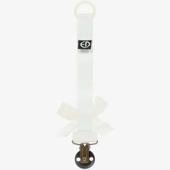 Elodie Sleeping Accessories*Ivory Bow Dummy Clip