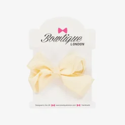 Bowtique London Hair Accessories*Bow Hair Clip (7cm) Ivory