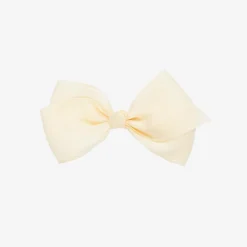 Bowtique London Hair Accessories*Bow Hair Clip (10cm) Ivory