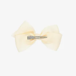 Bowtique London Hair Accessories*Bow Hair Clip (10cm) Ivory