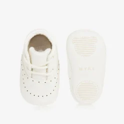 Mayoral Newborn Pre Walkers|Pre Walkers*Ivory Brogue Pre-Walker Shoes