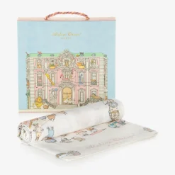 Atelier Choux Paris Gifts|Sleeping Accessories*Ivory Cake Organic Cotton Swaddle (99cm)