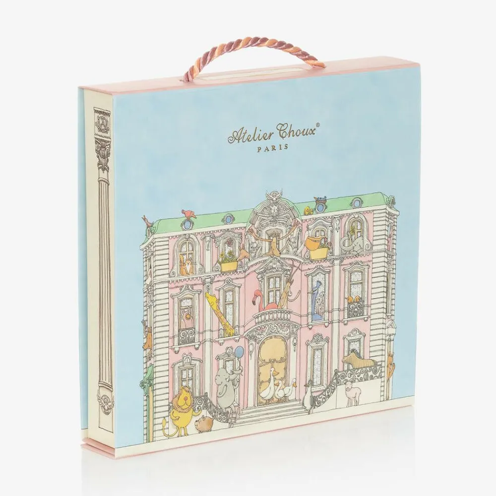 Atelier Choux Paris Gifts|Sleeping Accessories*Ivory Cake Organic Cotton Swaddle (99cm)