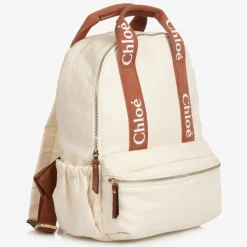 Chloé Gifts*Ivory Canvas Changing Backpack (35cm)